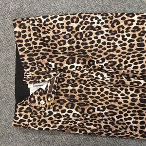 Women's Michael Kors cheetah/leopard print slacks/pants
